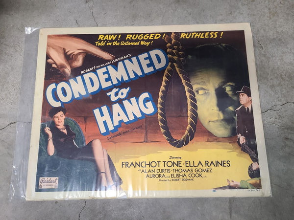 Condemned To Hang - Half Sheets