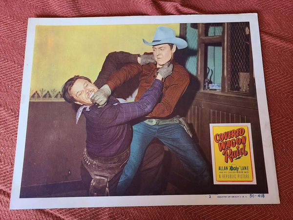 Covered Wagon Raid - Western Lobby Cards