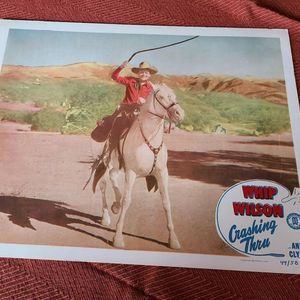 Crashing Thru - Western Lobby Cards