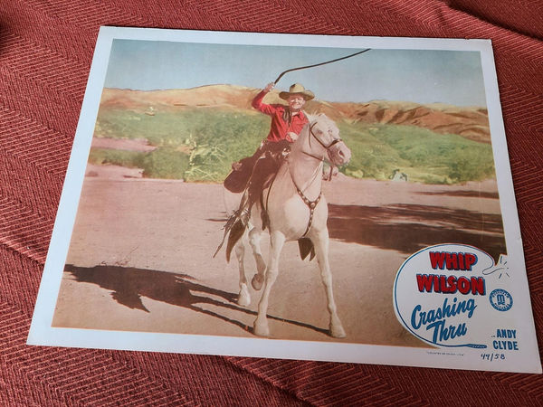 Crashing Thru - Western Lobby Cards