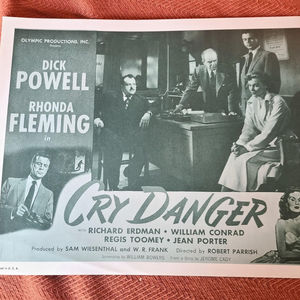 Cry Danger - General Lobby Cards