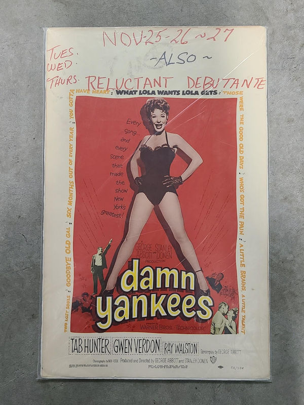 Damn Yankees - Window Cards