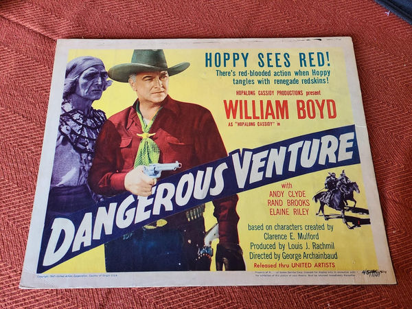 Dangerous Venture - Western Lobby Cards