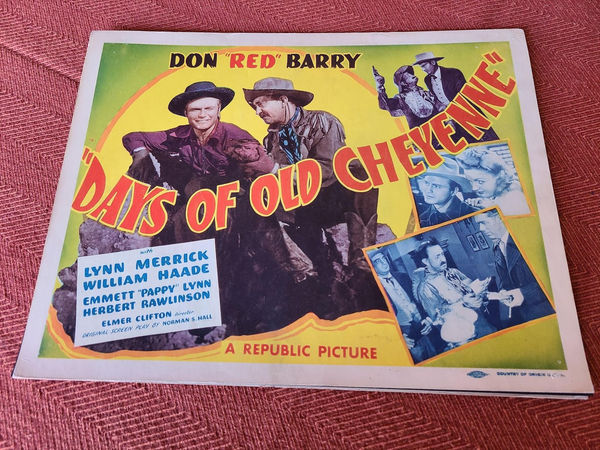 Days Of Old Cheyenne - Western Lobby Cards