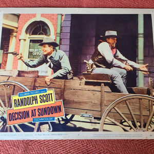 Decison At Sundown - Western Lobby Cards