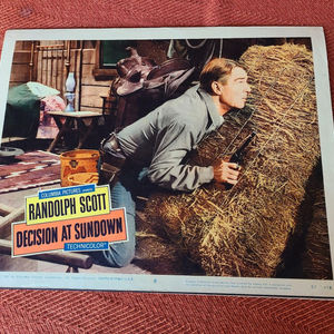 Decison At Sundown - Western Lobby Cards