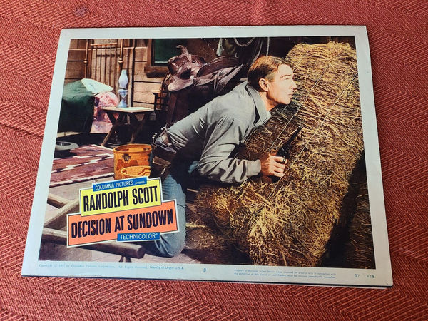 Decison At Sundown - Western Lobby Cards