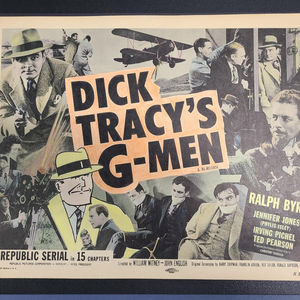 Dick Tracy's G-Men - Serial Lobby Cards