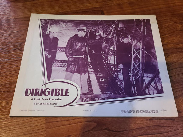 Dirigible - Military/Aviation Lobby Cards