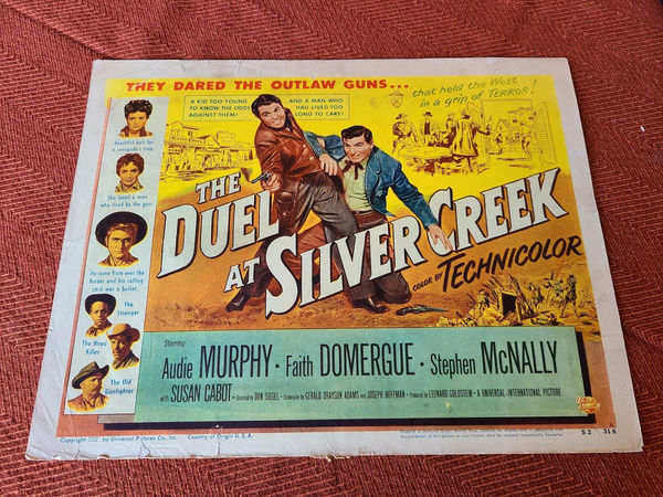 Duel At Silver Creek - Western Lobby Cards