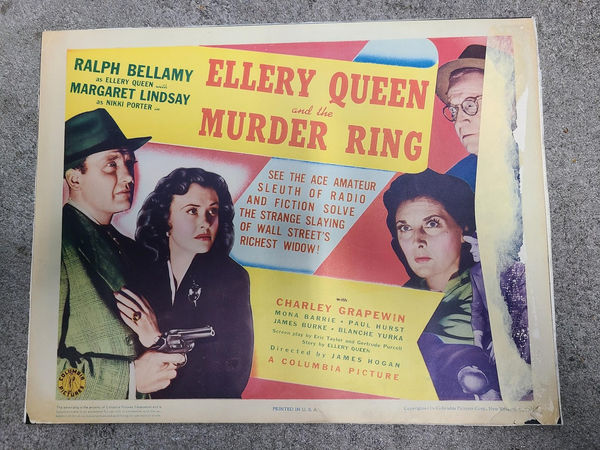 Ellery Queen vs. Murder Ring - Title Cards