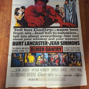 Elmer Gantry - 1 Sheets/US