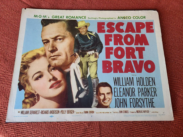 Escape From Fort Bravo - Western Lobby Cards