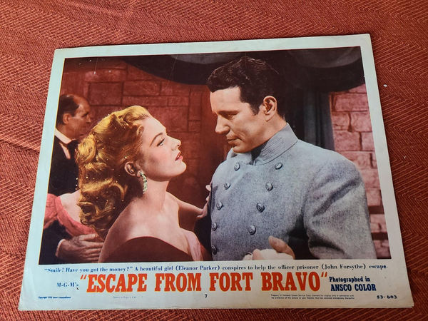 Escape From Fort Bravo - Western Lobby Cards