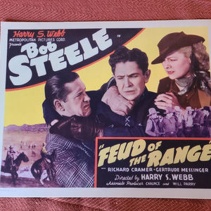 Feud Of The Range - Western Lobby Cards