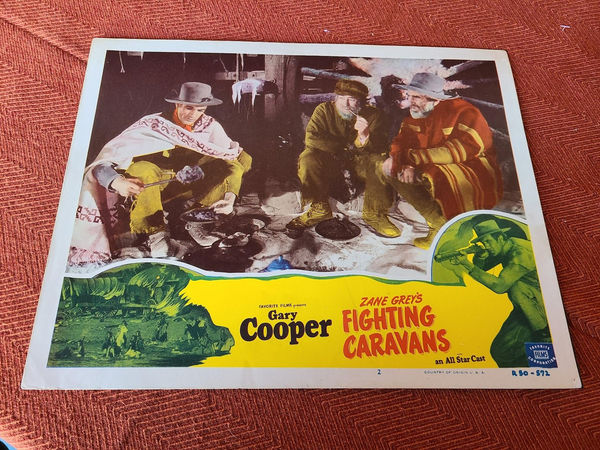 Fighting Caravans - Western Lobby Cards