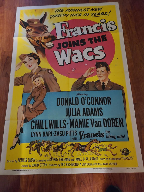 Francis Joins The Wacs - 1 Sheets/US