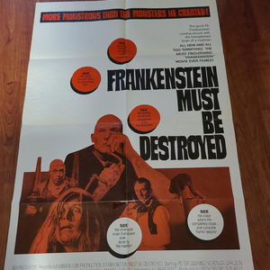 Frankenstein Must Be Destroyed - 1 Sheets/US