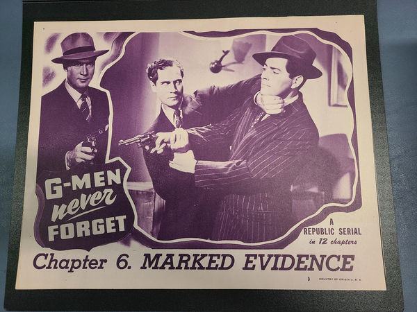 G-Men Never Forget - Serial Lobby Cards