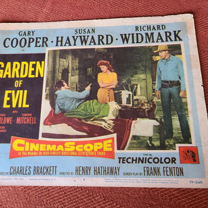 Garden Of Evil - Western Lobby Cards