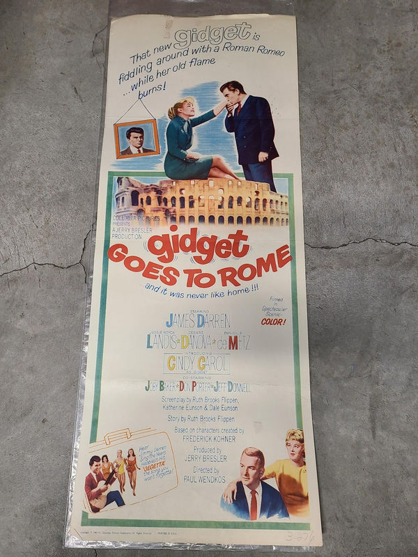 Gidget Goes To Rome - Inserts