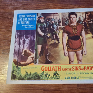 Goliath And The Sins of babylon - General Lobby Cards