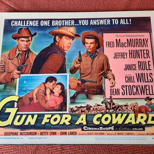 Gun For a Coward - Western Lobby Cards