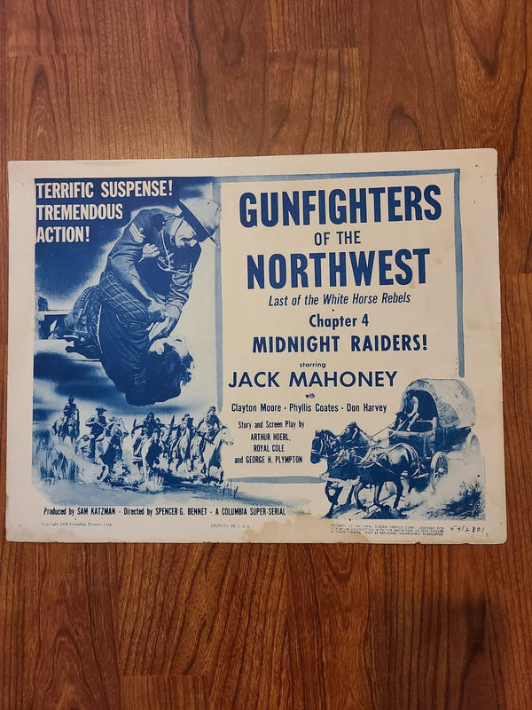 Gunfighters Of The Northwest - Serial Lobby Cards