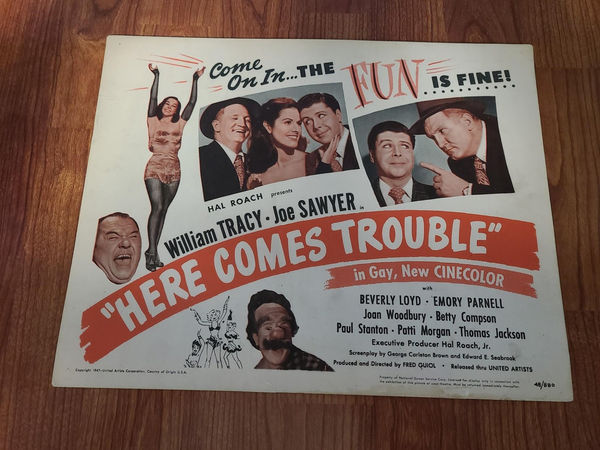 Here Comes Trouble - Title Cards