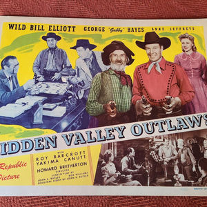 Hidden Valley Outlaws - Western Lobby Cards