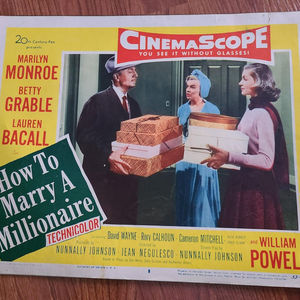 How To Marry A Millioniare - General Lobby Cards