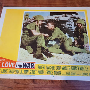 In Love And War - Military/Aviation Lobby Cards