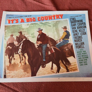 It's A Big Country - Western Lobby Cards