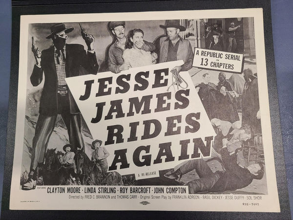 Jesse James Rides Again - Serial Lobby Cards