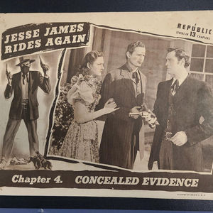 Jesse James Rides Again - Serial Lobby Cards