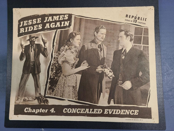 Jesse James Rides Again - Serial Lobby Cards