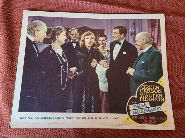 Julia Misbehaves - General Lobby Cards