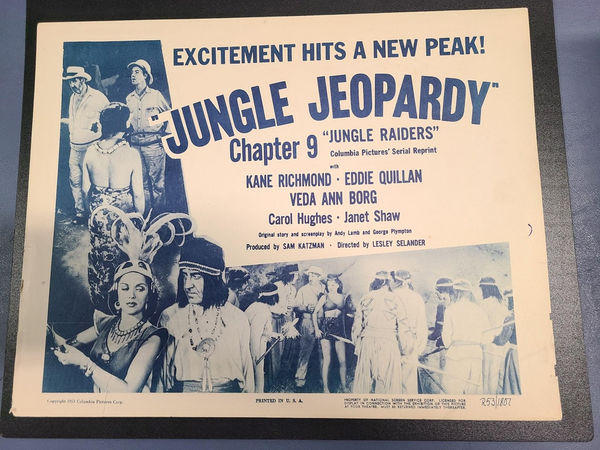 Jungle Raiders - Serial Lobby Cards