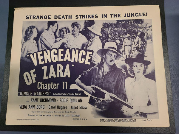 Jungle Raiders - Serial Lobby Cards