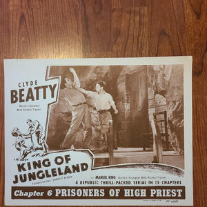 King Of Jungleland - Serial Lobby Cards