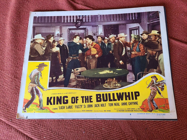 King Of The Bullwhip - Western Lobby Cards