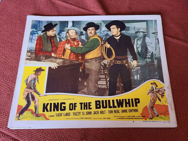 King Of The Bullwhip - Western Lobby Cards