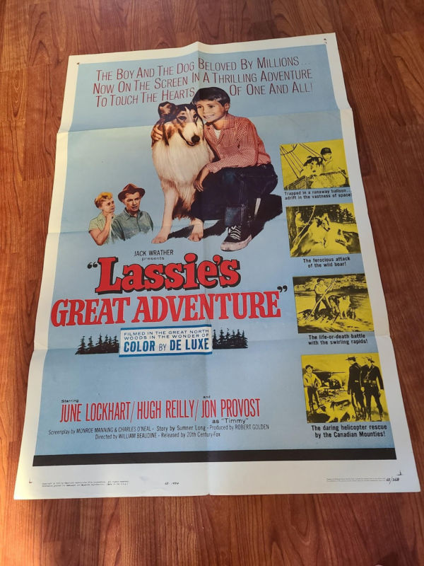 Lassie's Greatest Adventure - 1 Sheets/US