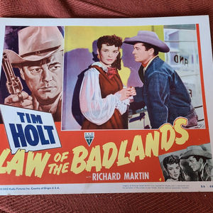 Law of the Badlands - Western Lobby Cards