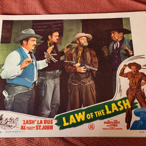 Law Of The Lash - Western Lobby Cards