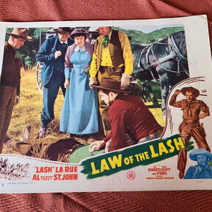 Law Of The Lash - Western Lobby Cards