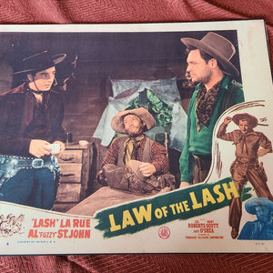 Law of The Lash - Western Lobby Cards