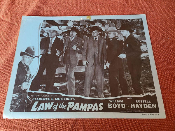 Law of The Pampas - Western Lobby Cards