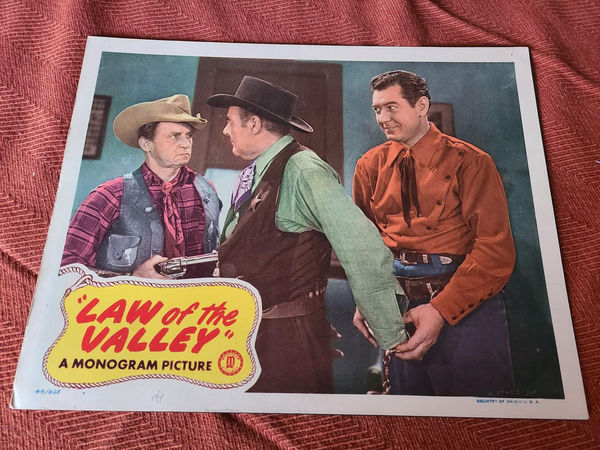 Law Of The Valley - Western Lobby Cards