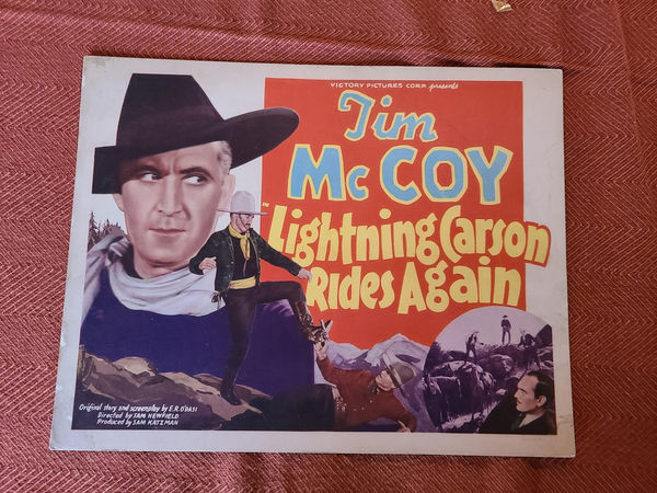 Lightning Carson Rides Again - Western Lobby Cards